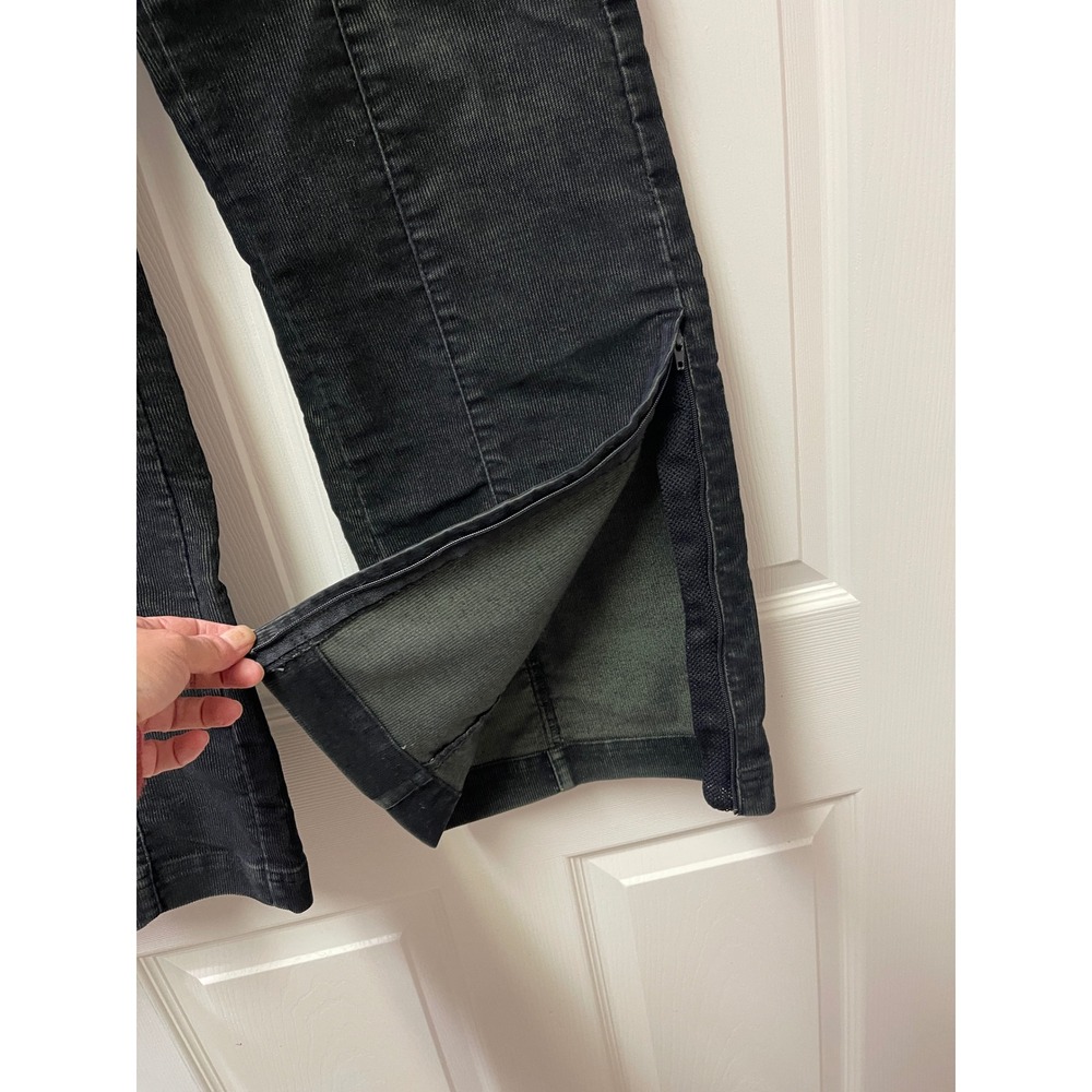 Athleta Cargo Pants Womens 8 Blue Green Corduroy Utility Color Shift - Picture 8 of 17
